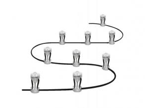 LEDVANCE ENDURA GARDEN DOT kültéri álló lámpa áttetsző színben, 380 lm fényerő, 6 W, 25000 h, IP65 védelemmel, 220-240 V AC, 3000 K
