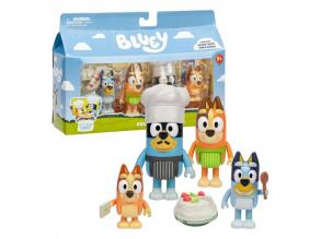 Bluey desszert játékkészlet - 4 figura