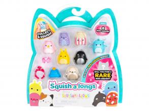 Squishmallows  Squish-a-longs játékfigura szett 8 db.