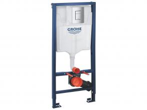 Grohe Rapid SL króm 3-az-1-ben WC szett, 1,13 méteres beépítési magasság