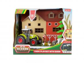 Ackers Ville Farm játékszett traktorral