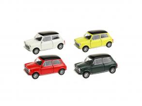 Welly Mini Cooper 1300 modellautó, 4 féle, 1 db