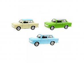 Welly: Trabant fém kisautó modell többféle változatban 1/64