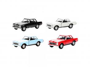 Welly: Mercedes-Benz 1963 230SL fém kisautó modell többféle változatban 11cm