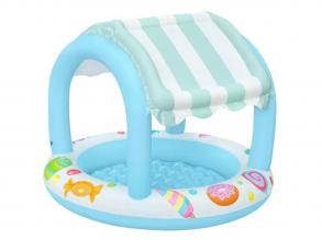 Bestway: Sweet Shoppe pancsoló medence napvédő tetővel átmérő 104 x 84 cm