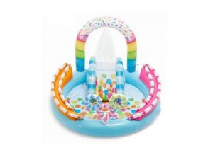 Candy Fun medence csúszdával 170 x 168 x 122 cm
