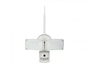18W LED reflektor Wi-Fi érzékelő kamera, fehér