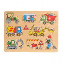 Fa puzzle, járművek