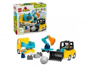 LEGO DUPLO: 3 az 1-ben építési munkagépek (10475)