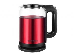 Hausberg HB-3622RS 1800W 2L-es piros-fekete elektromos vízforraló