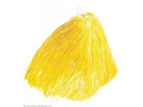 Egyszínű sárga pompon, 1 db