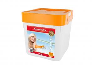 Aquacorrect 20 g organikus klórtabletta, 5 kg-os kiszerelésben