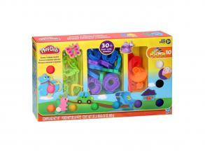 Play-Doh gyurmakészlet 30 darabbal és 10 tégellyel