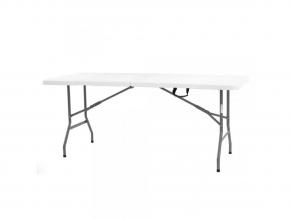 Foldis fehér asztal 180 x 74 x 74 cm
