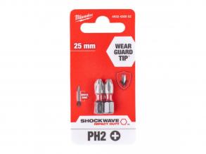 Milwaukee Shockwave bit PH2 25mm-2db