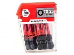 Milwaukee Shockwave bitCD TX25 50mm-10db