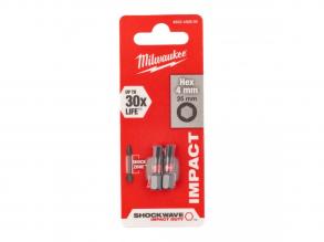 Milwaukee Shockwave bit Hex4 25mm-2db
