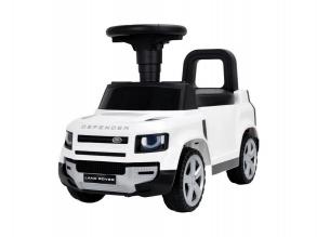 Land Rover ráülős autó, fehér, hanggal  67 cm