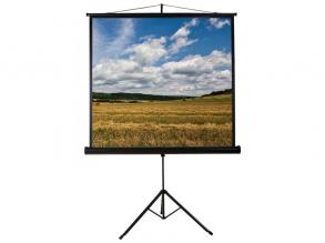 Funscreen Tripod 1:1 200cm×200cm hordozható 3 lábú állványos vetítővászon