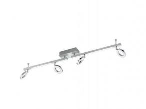 LED spot lámpa 19,4 W, melegfehér, ezüst-fehér színű (Cardillio) 98,5 cm