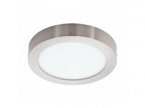 LED panel , 21W , falon kívüli , kerek , dimmelhető , RGB , CCT , nikkel keret , EGLO , Connect , FUEVA-C , 96678
